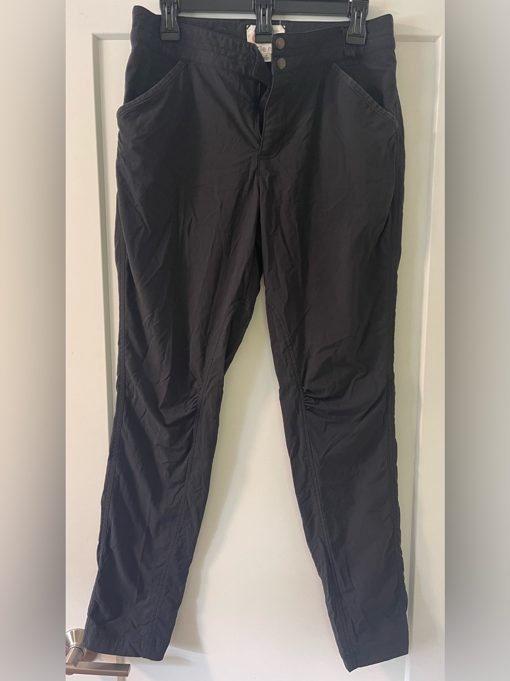 Title Nine Black Hiking Pants Women’s Size 8 | Lightweight Outdoor Trail Pants
